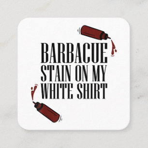 GRILLEN Stain Quadratische Visitenkarte