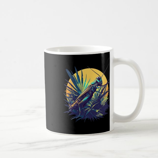 Grillen Tier Grille 5  Kaffeetasse (Rechts)
