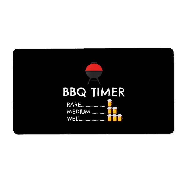 GRILLEN Timer Barbecue Funny Grill Grillgeschenk (Vorne)