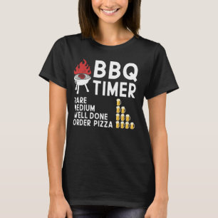 GRILLEN Timer Barbecue Grillen Raucher trinken T-Shirt