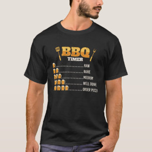 Grillen Timer Bier trinken Grill Grill mich T-Shirt