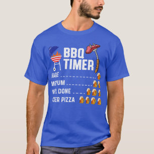 GRILLEN Timer Funny Barbecue Master Grill Puff Gri T-Shirt