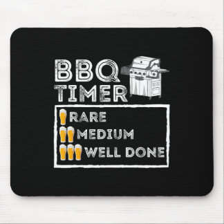 Grillen Timer - Funny Grillen Smoker Byrbecue Gril Mousepad