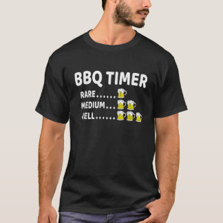 GRILLEN Timer Selten Mittleres Bier Trinken Funny T-Shirt