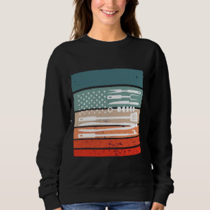GRILLEN Tools American Flag Grillen Design Grill Sweatshirt