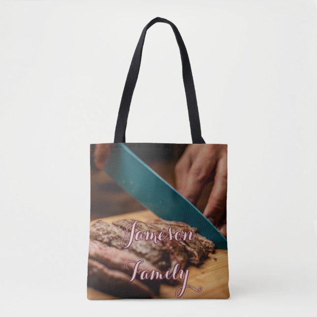 GRILLEN Tote Bag Familienkochfleisch (Vorderseite)