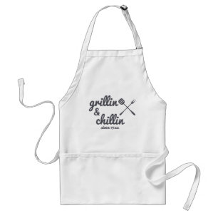 Grillen und Chillen seit - custom BBQ Schürze