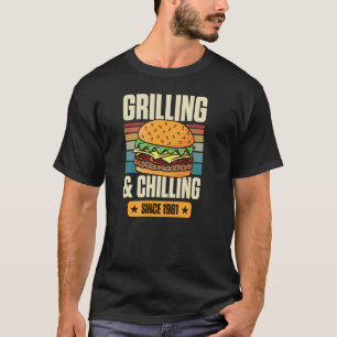 Grillen und Kühlen seit 1981 Hamburger Thema B T-Shirt
