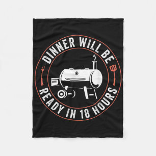 Grillen Vater Funny Smoking Meat Smoker Barbecue V Fleecedecke
