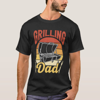 Grillen Vater Papa Grill Vater Papa Vatertag T-Shirt