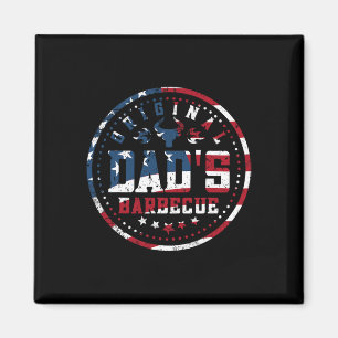 Grillen Vaters von Vater Grilling America F Magnet