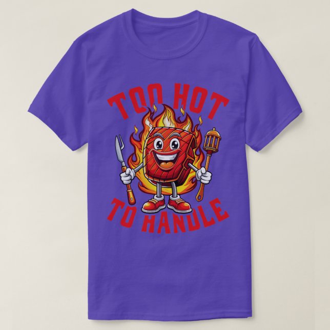 Grillen zu heiß T-Shirt (Design vorne)
