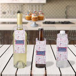 GRILLEN zum amerikanische Unabhängigkeitstag Unabh Flaschenanhänger