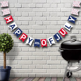 GRILLEN zum amerikanische Unabhängigkeitstag Unabh Wimpelkette