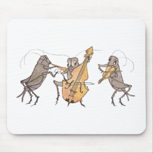 Grillenband mit Horn, Cello & Violine Mousepad