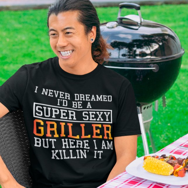 Griller Funny Grilling GRILLEN Rauchen Lover T-Shirt (Von Creator hochgeladen)