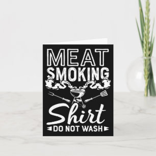 Griller Meat Smoker Funny Grillen Grillen Fleisch  Karte