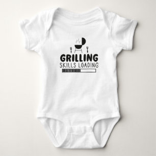 Grillfähigkeiten laden Fleischraucher Baby Strampler