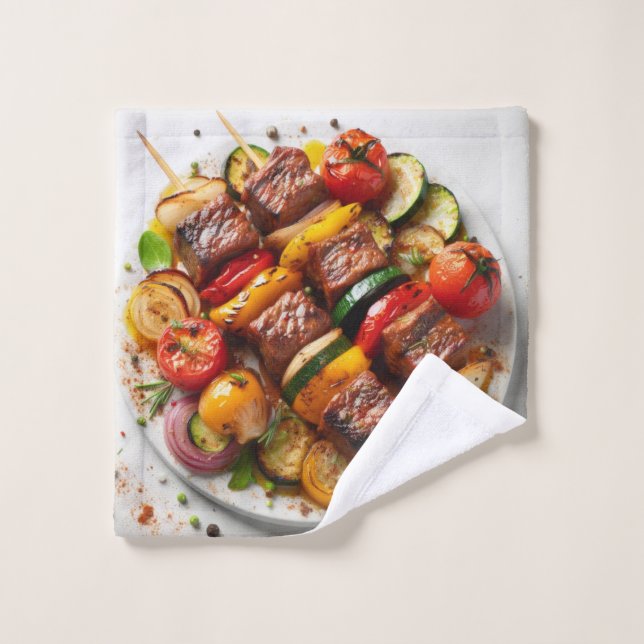 Grillgerichte Waschlappen (Waschlappen)