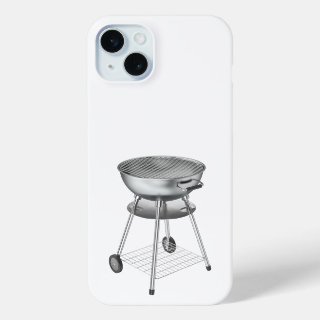 Grillgrill aus Silberkohle Case-Mate iPhone Hülle (Rückseite)