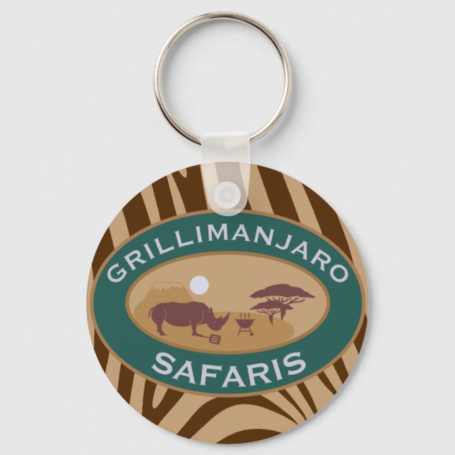 Grillimanjaro Schlüsselanhänger (Vorderseite)