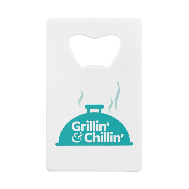 Grillin u. Chillin Kreditkartenflaschenöffner (Rückseite)
