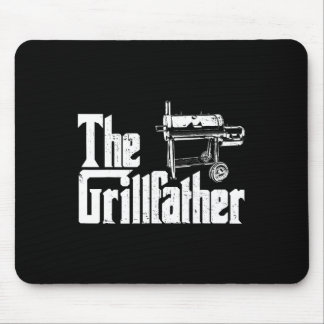 Grilling Smoker And Grill Chef Grillfather Grilled Mousepad