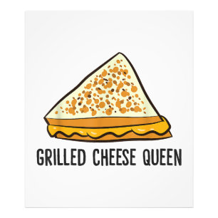 Grillkäse Queen Funny Grilled Cheese Fotodruck