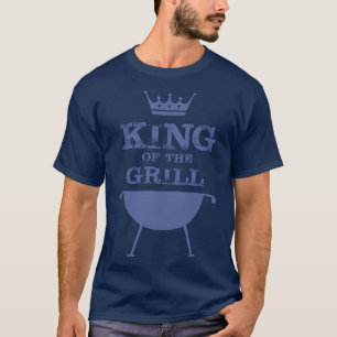 Grillkönig, blau T-Shirt