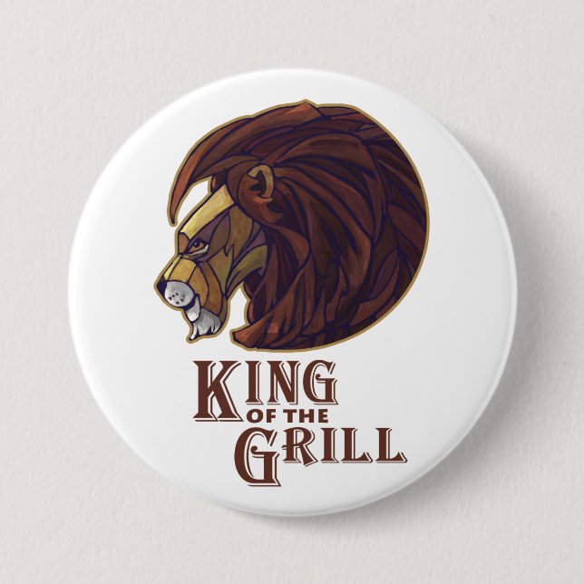 Grillkönig Button (Vorderseite)