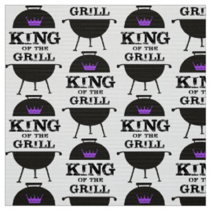 Grillkönig, Lila schwarze Krone Stoff