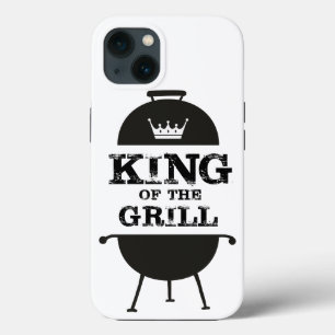Grillkönig, Schwarz-weiß Case-Mate iPhone Hülle