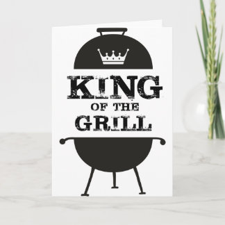 Grillkönig, Schwarz-weiße Krone Karte