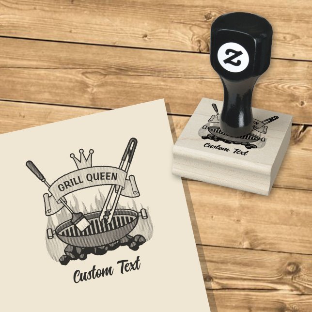 Grillkönigin Gummistempel (Von Creator hochgeladen)