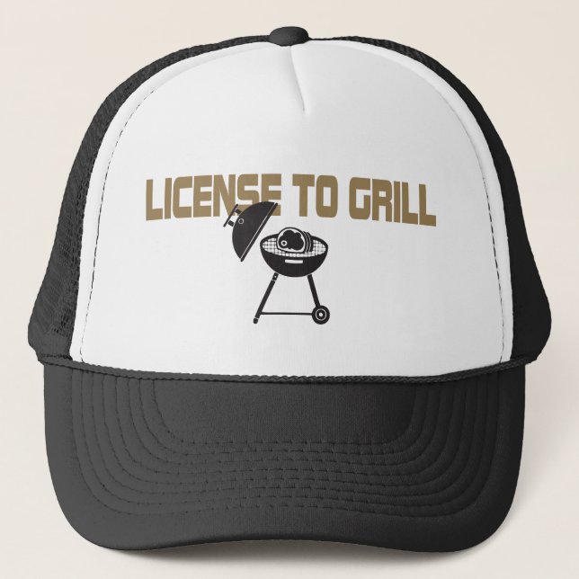 Grilllizenz Truckerkappe (Vorderseite)