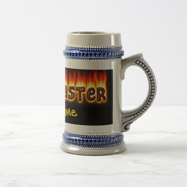 Grillmaster (kundengerechter) Stein Bierglas (Rechts)