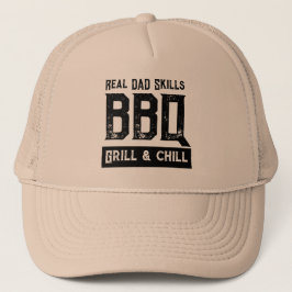 Grillmaster Papa cool lustige Trucker-Mütze Truckerkappe