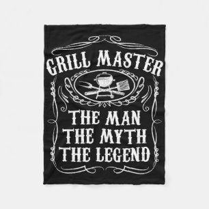 Grillmeister Der Mann Der Mythos Legende Lustig Bb Fleecedecke