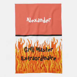 Grillmeister Extraordinaire Geschirrtuch