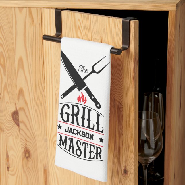 Grillmeister Geschirrtuch (Drittel gefaltet)