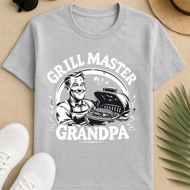 Grillmeister Großvater T - Shirt - Vatertag (Von Creator hochgeladen)