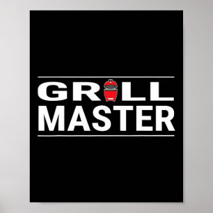 Grillmeister Kamado Style BBQ Barbecue Pitmaster Poster