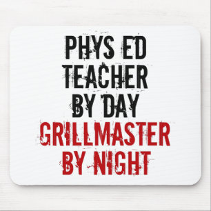 Grillmeister Lehrer für physische Bildung Mousepad