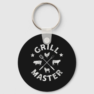 Grillmeister Lustig Schwein Bbq Barbecue Grillmast Schlüsselanhänger