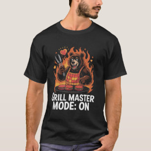 Grillmeister-Modus EIN Lustiger BBQ-Bär-Vater 1 T-Shirt