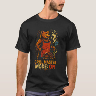 Grillmeister-Modus EIN Lustiger BBQ-Bär-Vater T-Shirt