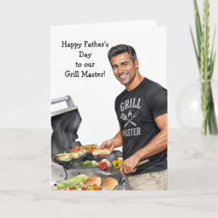 Grillmeister Vatertagskarte BBQ Papa Karte