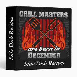 Grillmeister werden im Dezember Personalisiert Geb 3,8 Cm Ordner