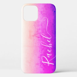 Grillrosa Lila Ombre Wasserfarben Art Individuelle Case-Mate iPhone Hülle