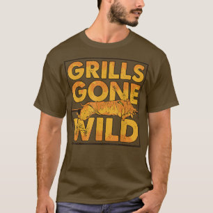 Grills Gone Wild GRILLEN Pig Roast Barbecue T-Shirt